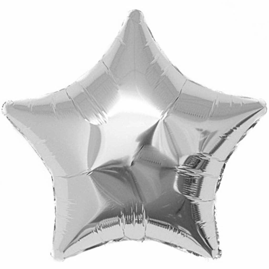 18" Silver Foil Star Balloon