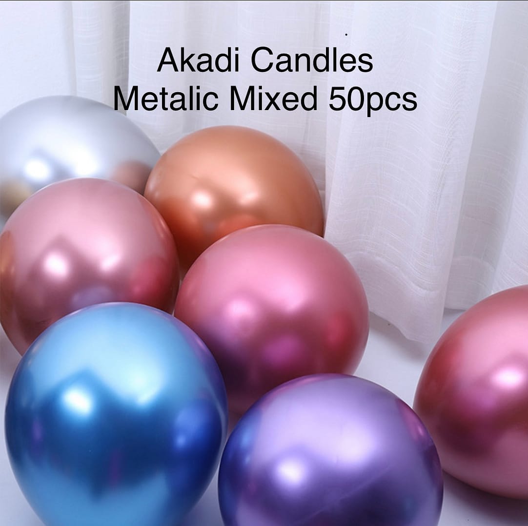 Mixed Colour Metallic Balloon