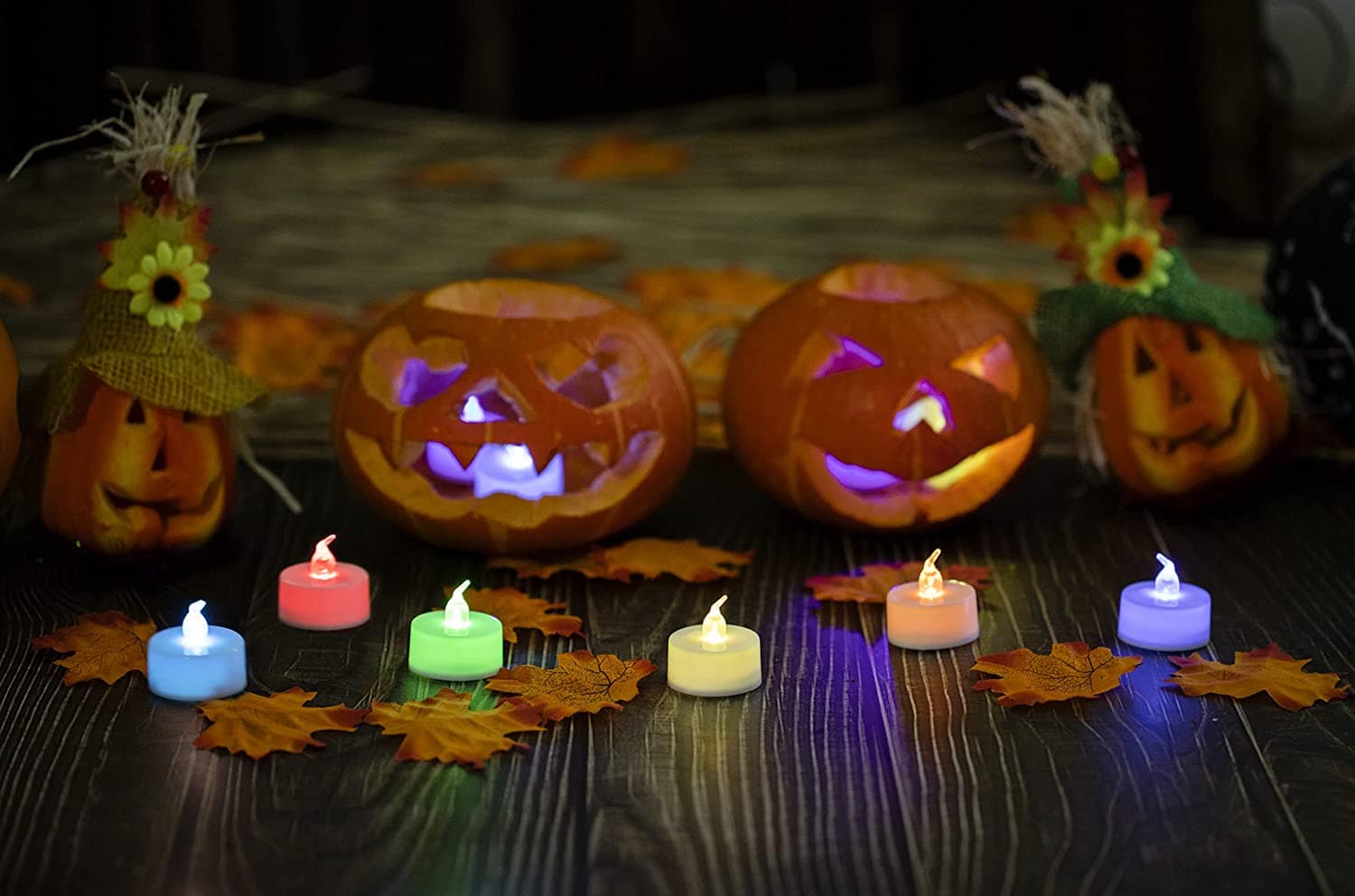 LED Tealight Candle multi colored - Image 4