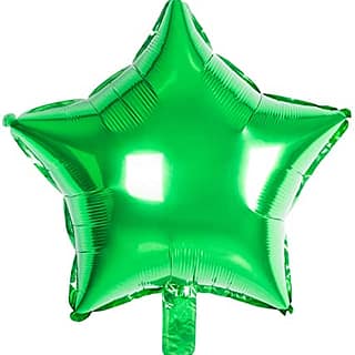 18" Green Foil Star Balloon