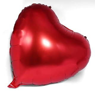 18" Red Foil Love Heart Balloon