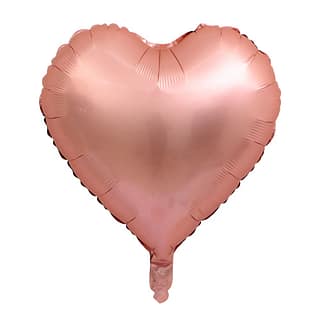 18" Rose Gold Foil Love Heart Balloon