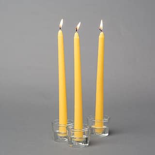 Yellow Taper Candle