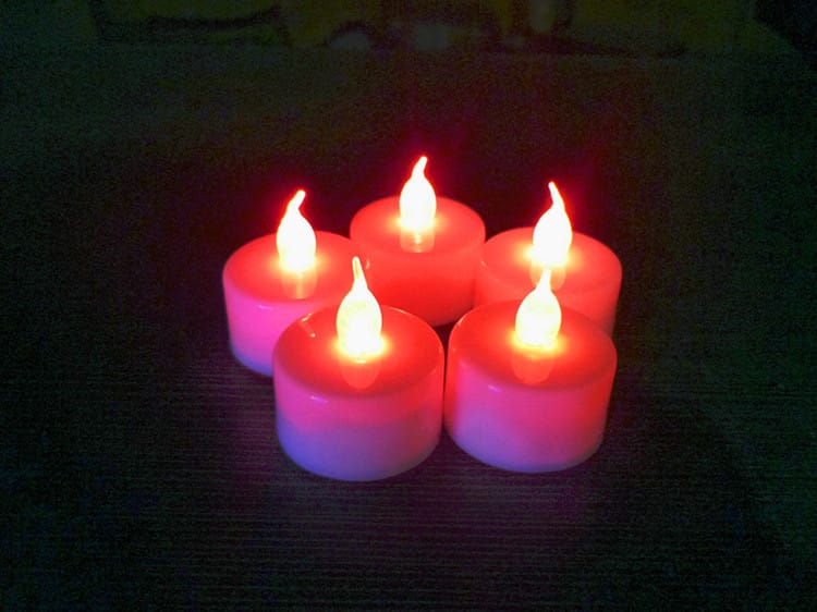 Red LED Tealight