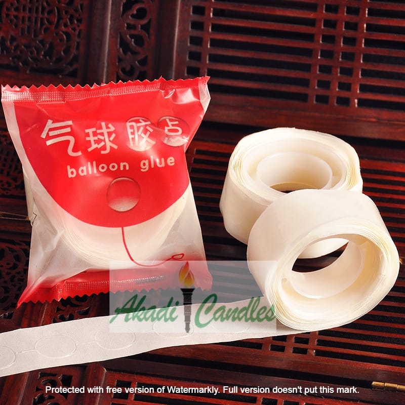 Balloon glue, Balloon dot 100pcs